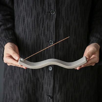 LAUA. Ceramic Worm Incense Stick Holder